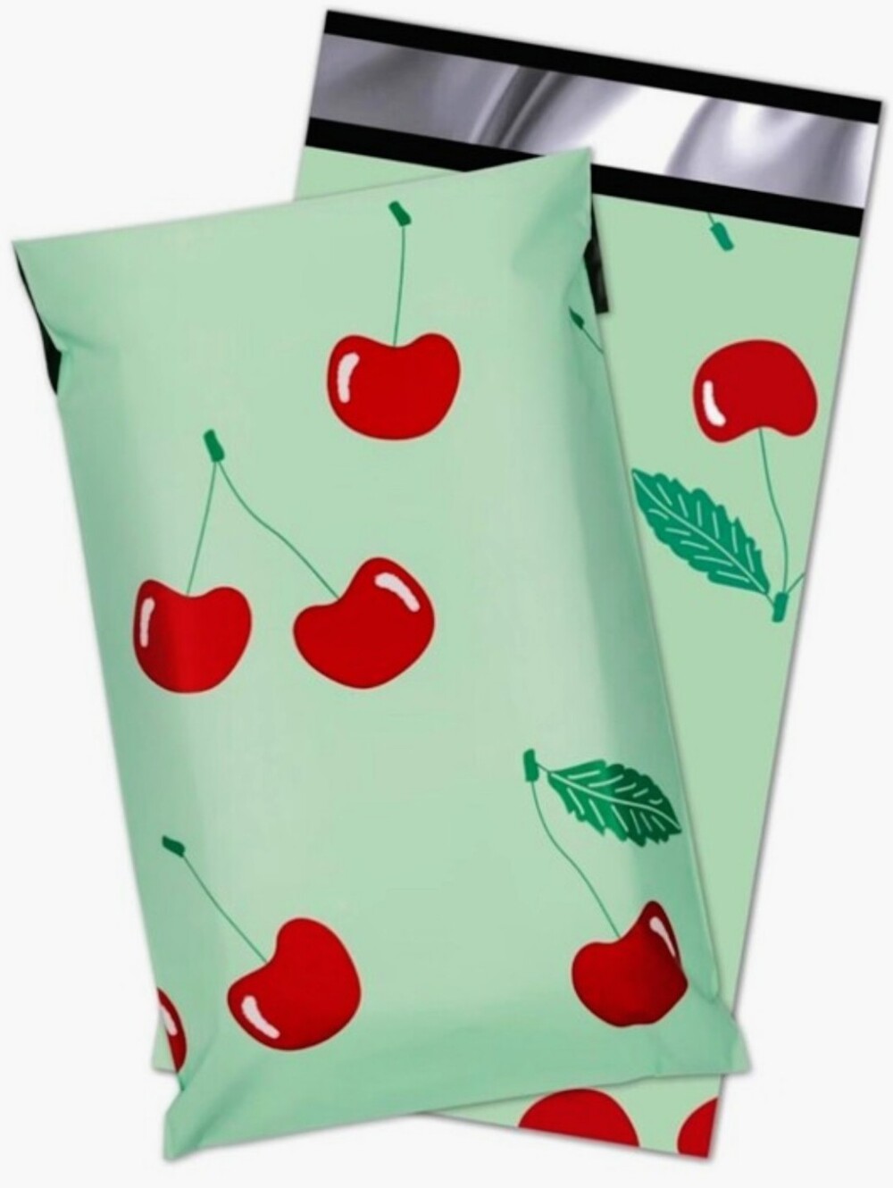 NEW 6"X9" Polymailers (Set Of 25) - Mint Green Cherry